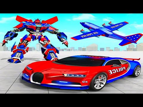 Police Robot Car Truck Airplane Transportation Games - Android iOS Gameplay