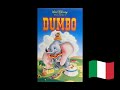 Opening Dumbo VHS 1992 ITALIANO