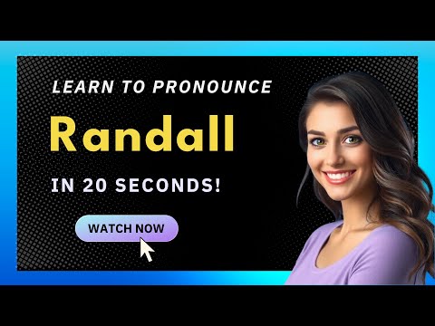 How to pronounce Randall