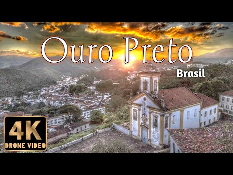 Ouro Preto, Minas Gerais, Brazil 4K HDR Drone