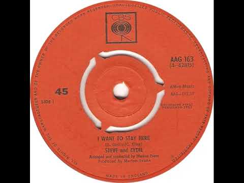 UK New Entry 1963 (178) Steve & Eydie - I Want To Stay Here