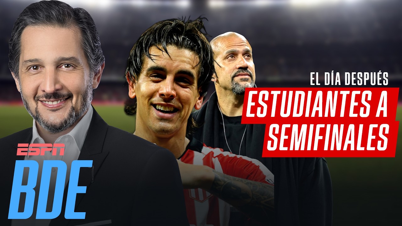 ESTUDIANTES VUELVE A ARGENTINA, ¿JUEGA EN UNO? LA PALABRA DE VERÓN DESPUÉS DE CLASIFICAR A SEMIS