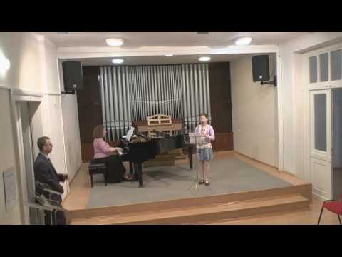 Berenika Zdráhalová klarinet - třídní předehrávky ZUŠ Krnov