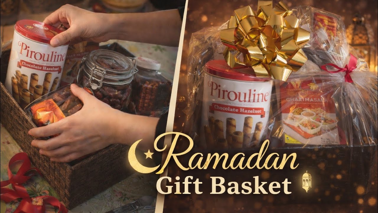 DIY Ramadan 🌙 Gift Basket 🎁 || Ramadan Gift Basket Ideas 💡 || Ramadan 🌙 Gift Basket Inspiration