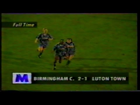 09-01-1993 Birmingham City 2 Luton Town 1