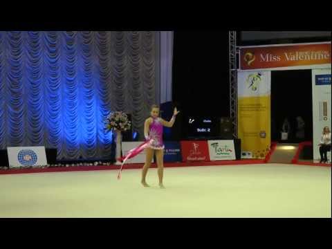 Miss Valentine 2013 FIG RG World Cup 9.2.2013 Ribbon Emilie Holte NOR