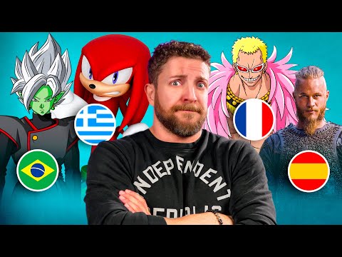 REAGISCO ai MIEI PERSONAGGI doppiati in ALTRE LINGUE - Parte 1