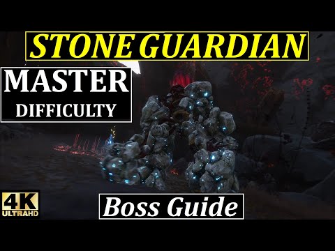 Kena Bridge Of Spirits - Stone Guardian boss guide master mode difficulty guide -Guardiano di pietra