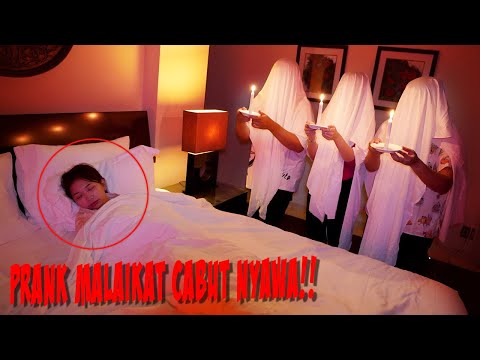 ANGEL OF DEAD PRANK!! THE PRINCESS WAS SHOCKED AND RAN UNTIL SHE FALLED!!