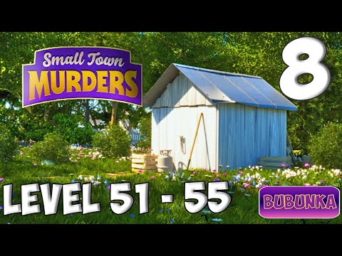 Small Town Murders Match 3 Levels 51 - 55 Case 1 [ Gameplay Story ] Part 8