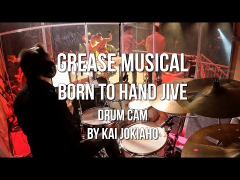 Grease Musical - Born To Hand Jive (Drum Cam by Kai Jokiaho)
