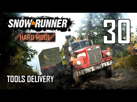 SnowRunner Hard Mode Strategic Walkthrough Ep 30 - Tools Delivery