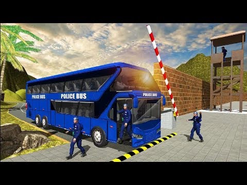 US POLICE BUS MOUNTAIN DRIVING SIMULATOR - Police Bus Game Android GamePlay HD