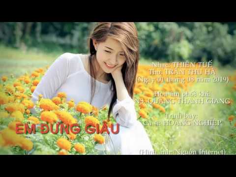 Em đừng giấu Sheet - Hoàng Nghiệp