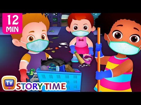 Clean and Green Neighbourhood + More Good Habits Bedtime Stories & Moral Stories for Kids - ChuChuTV