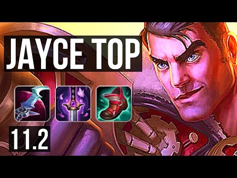 JAYCE vs TRYNDAMERE (TOP) | 7/1/8, 1.6M mastery, 1000+ games, Godlike | KR Diamond | v11.2