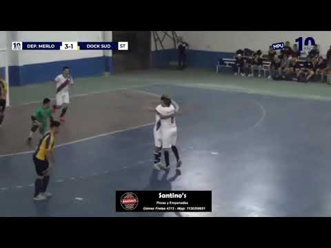 FUTSAL AFA - Deportivo Merlo 6-2 Dock Sud - Primera D | Zona Campeonato - F6 (Goles del charro)