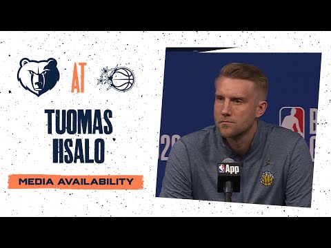 Tuomas Iisalo Press Conference | Grizzlies vs. Magic
