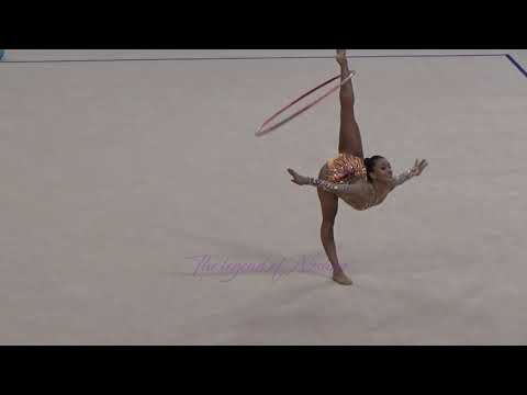 Natalia GARCIA TIMOFEEVA (ESP) hoop - 2015 Stuttgart worlds Qualifs