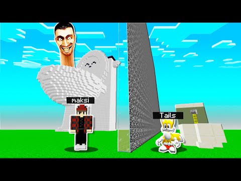 YAPI KAPIŞMASINDA SKIBIDI TOILET ILE TAILS'I TROLLEDIM 💩 - Minecraft