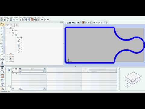 Technikerschule Beckum: CNC-Programm Käsebrett - Variantenprogrammierung mit Woodwop 6
