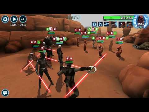 SWGOH RotE TB P3 Reva Special Mission Victory with Minimum Stats