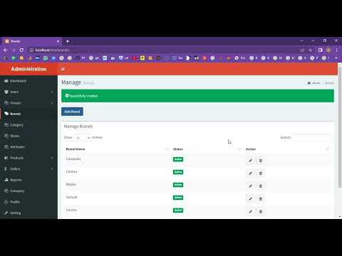 Inventory Products Store orders System in PHP Application Projects