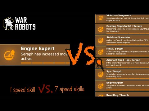 Does only 1 speed pilot skill work? | War robots game [WR]