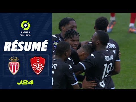 STADE BRESTOIS 29 - AS MONACO (1 - 2) - Résumé - (SB29 - ASM) / 2022-2023