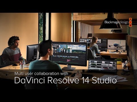 Multi-user Collaboration with DaVinci Resolve Studio