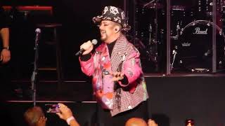 BOY GEORGE &amp; CULTURE CLUB LIVE IN CONCERT AT PACIFIC AMPHITHEATRE 8/18/22 REMINISCING 80&#39;S MUSIC