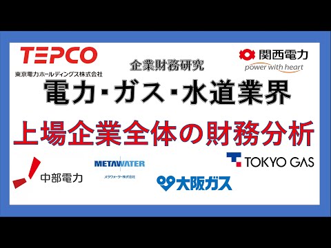 経営学科 企業財務分析　電気・ガス・水道（公共インフラ）業界：え、赤字なの？