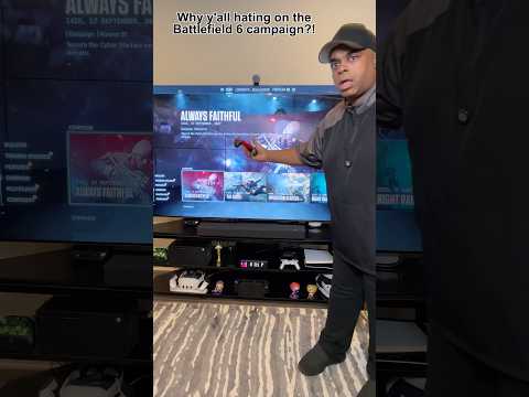 Why y’all hatin’ on the Battlefield 6 campaign?! #gaming #tech #lamarrwilson
