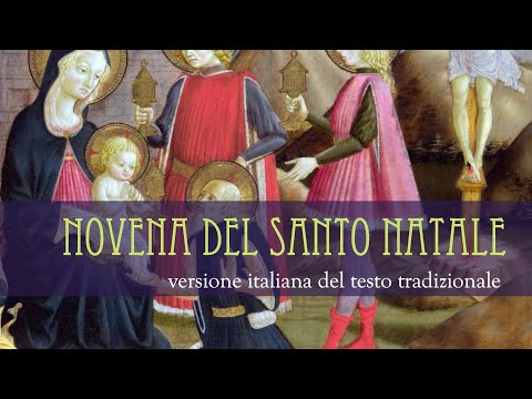 NOVENA OF HOLY CHRISTMAS (read) (traditional in Italian) from December 16th to 24th