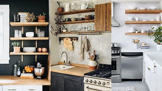 Open shelving kitchen ideas