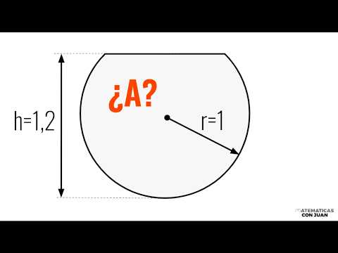 ÁREA SEGMENTO CIRCULAR. Cálculo del área de figuras planas