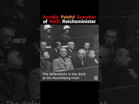 Horribly Painful Execution of NAZI Reichsminister Arthur Seyss-Inquart #ww2 #shorts #nazigermany