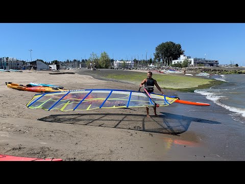 Windsurfing at Jericho Beach Vancouver