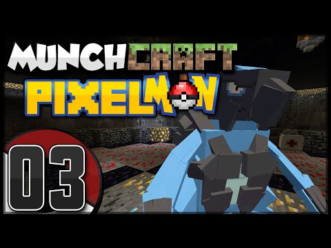 MunchCraft Pixelmon | Episode 3 - The First Gym!