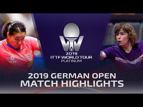 Gu Yuting vs Stefanie Christensen | 2019 ITTF German Open Highlights (Pre)