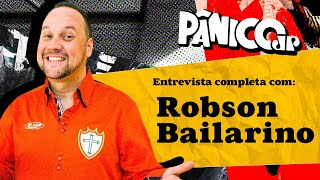 O mestre das imitações, Robson Bailarino, impressiona elenco do Pânico; assista na íntegra