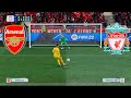 EFL Cup ARSENAL vs LIVERPOOL [Penalty shootout] FIFA 22