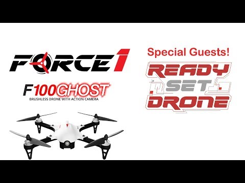 F100 Ghost Drone and U45W Blue Jay Wi-Fi FPV Drone