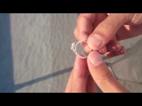 1.25 CT DIAMOND ENGAGEMENT RING & WEDDING BAND SET IN 18K WHITE GOLD HALLMARKED