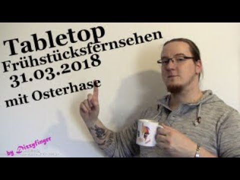 Tabletop Frühstücksfernsehen 31.03.2018 (Osterhase/Dizzyfinger)