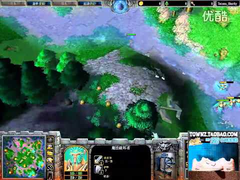 【HD】【2012年魔兽争霸3十大经典战役 6】肯哥苦练十年磨一剑 蛋总飘逸幻觉能否现 Kenshin vs TH000 TR