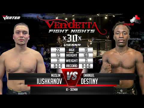 VENDETTA 30: ILISHKANOV vs DESTINY | FULL FIGHT