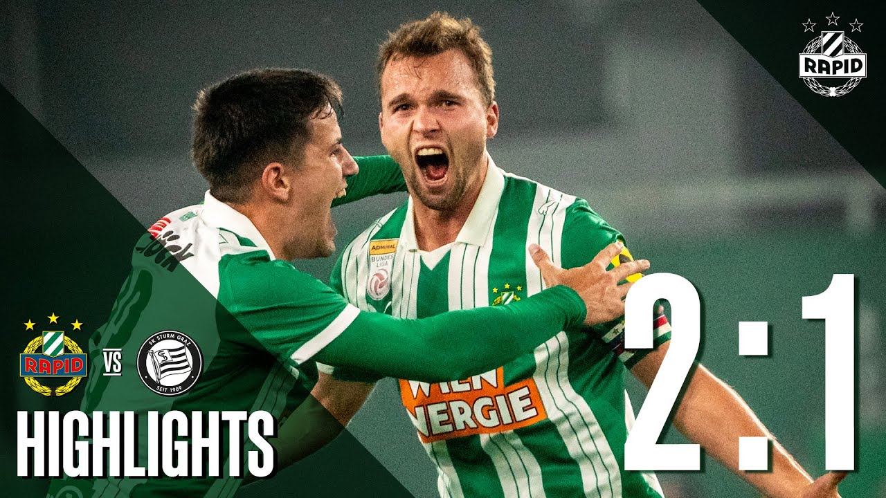 Highlights: SK Rapid – SK Sturm Graz | 2.11.2025
