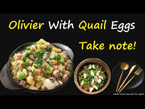 Olivier With Quail Eggs / Book of recipes / Bon Appetit