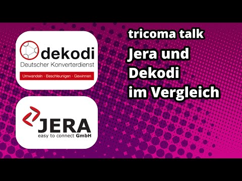 tricoma talk 006 - JERA und Dekodi Buchhaltungsschnittstellen im Vergleich